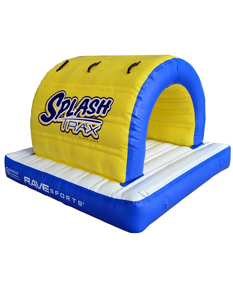 Rave Splash Trax Reinforced-pvc Floating Inflatable Modular Tunnel Module, for up to 3 Users, Ages 12+