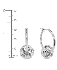 And Now This Classic Knot Small Hoop Earrings