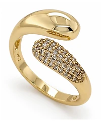 And Now This Cubic Zirconia Bypass Ring