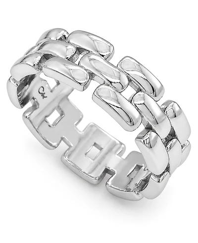 And Now This Silver Plated Link Ring