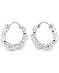 And Now This Open Twisted Hoop Earring
