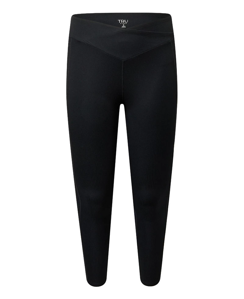 Torrid Plus Tru Performance Rib V-Band High-Rise Ribbed Active Leggings