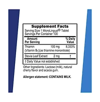 Superior Source B 1 100 Milligram 100 Sublingual Dissolving Tablets