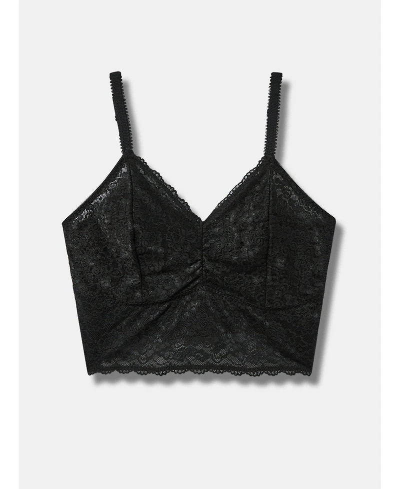 Torrid Plus Wireless Unlined Lace Bralette