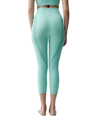 Born Living Yoga Women's Eris Seamless High-Waisted Capri Leggings