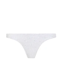 Self-Adore Women's Forever Hand-Beaded Cheeky High-Cut Bikini Bottom