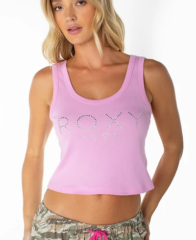 Roxy Women's Shine Bright Scoop Neck Retro-Inspired Baby T-Shirt