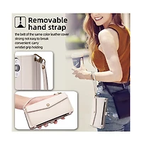Artudatech Wallet Card Holder Crossbody Phone Case for iPhone 12-17