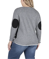 Standards & Practices Plus Neesa French Terry Raglan Sleeve Crewneck Top