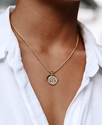 Atolea Golden Sun Necklace