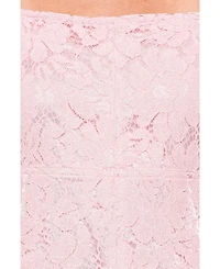 Petal and Pup Women's Nicolette Lace Floral Square Neck Maxi Dress