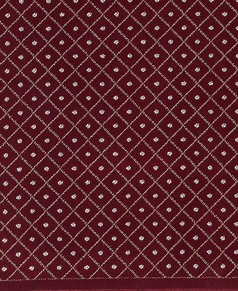 Closeout! Km Home 782/1712/Red Pesaro Red 7'9" x 11' Area Rug