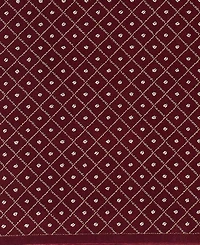Closeout! Km Home 782/1712/Red Pesaro Red 7'9" x 11' Area Rug