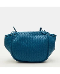 Pre-Owned Bottega Veneta Women's Intrecciato Leather Drawstring Shoulder Bag