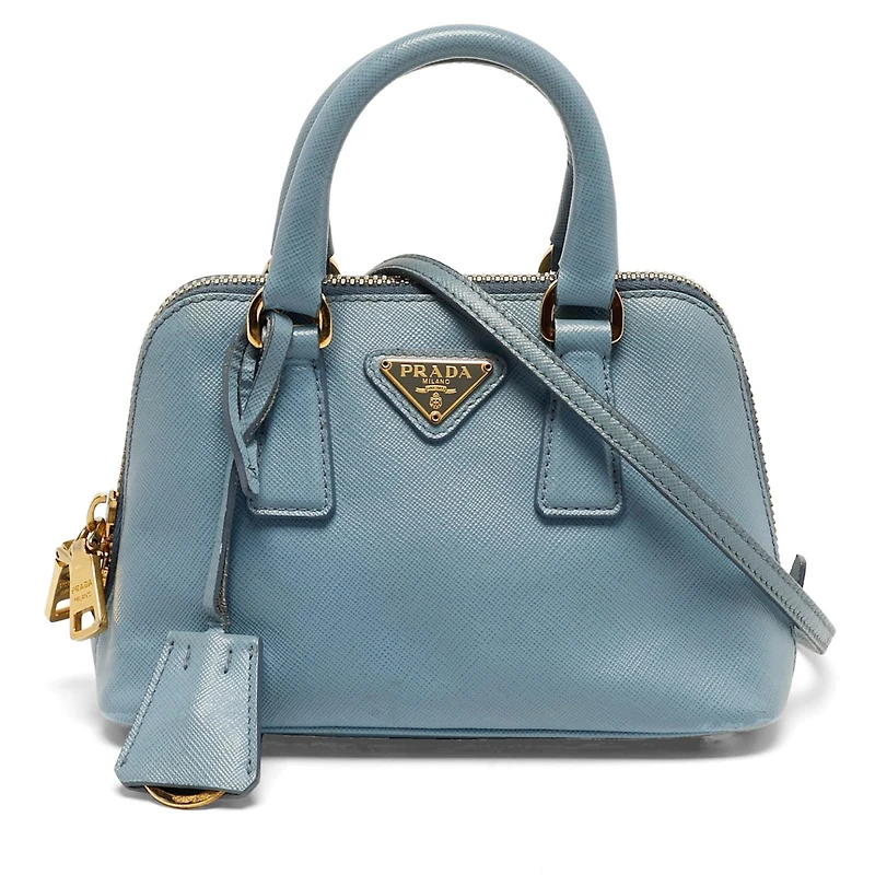 Pre-Owned Prada Women's Mini Promenade Saffiano Leather Satchel