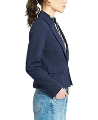 Central Park West Women's Astrid Argyle Sweater Dickey Jacket Blazer