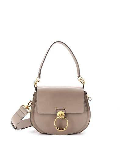 Pre-Owned Chloe Tess Large Leather Shoulder Bag