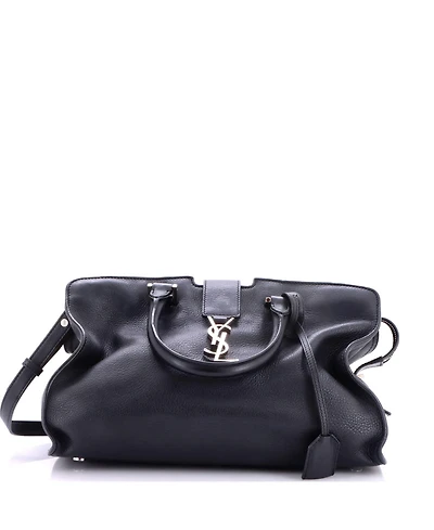 Pre-Owned Saint Laurent Small Monogram Cabas Downtown Leather