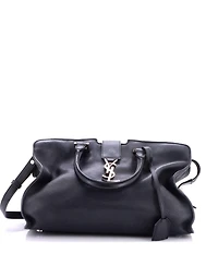 Pre-Owned Saint Laurent Small Monogram Cabas Downtown Leather