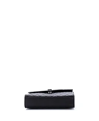 Pre-Owned Saint Laurent Medium Classic Monogram Envelope Satchel Mixed Matelasse Leather