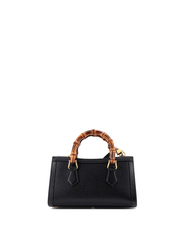 Pre-Owned Gucci Small Diana Nm Convertible Shoulder Bag Leather