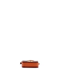 Pre-Owned Celine Teen Triomphe Shoulder Bag Canvas with Leather