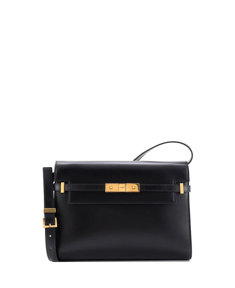 Pre-Owned Saint Laurent Medium Manhattan Shoulder Bag Leather