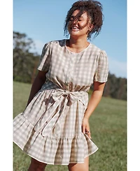 Petal and Pup Women's Lorry Tie Front Mini Dress