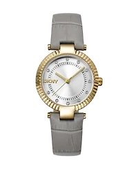 Dkny Women's Evening Quartz Leather-Strap Watch, 30 mm