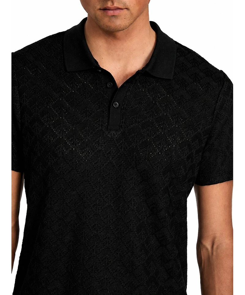 Guess Men's Knit Polo Shirt