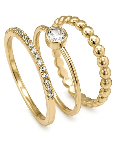 And Now This Women's 3-Piece Ring Set