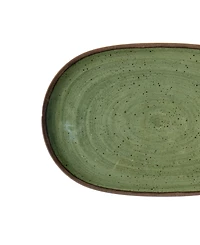 Abode Homewares Retreat Pottery 10.9" Melamine Oval Platter