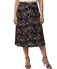 Ny Collection Women's A-Line Midi Pull-On Skirt