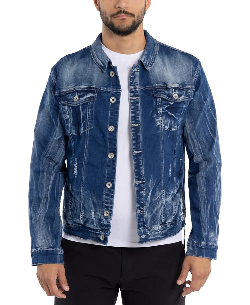 Men's Washed Denim Jacket