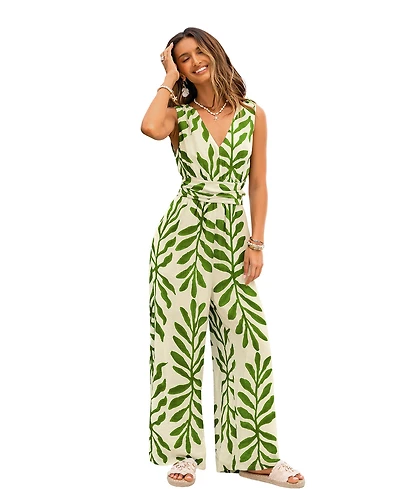 Cupshe Women's Yachting Tropical Jumpsuit
