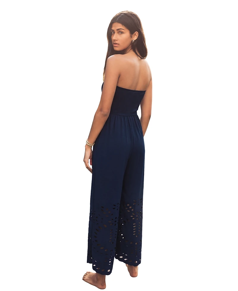 Cupshe Women's V-Neck Zipper Closure Jumpsuit