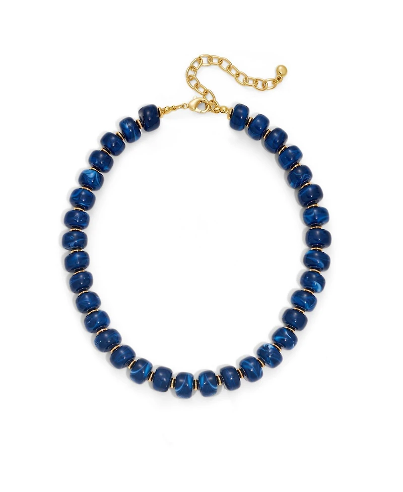 Aeelike Boho Chunky Fashion Resin Beadstone Necklace Trendy Summer Gift