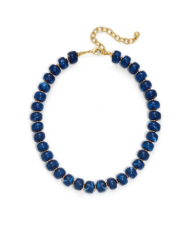 Aeelike Boho Chunky Fashion Resin Beadstone Necklace Trendy Summer Gift
