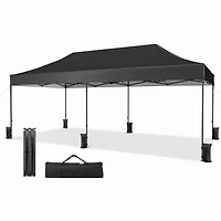 Aoxun Pop Up Canopy Tent, Instant Setup Waterproof Uv Protection Shelter with Roller Bag for Wedding Camping Lawn