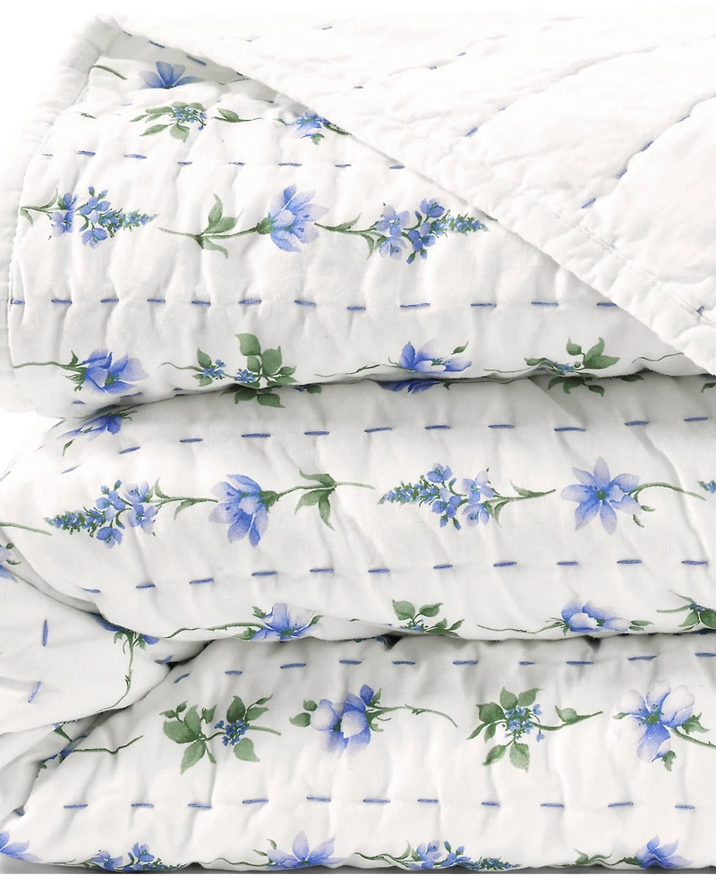 Lands' End Printed Seed Stitch Quilt