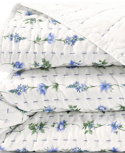 Lands' End Printed Seed Stitch Quilt