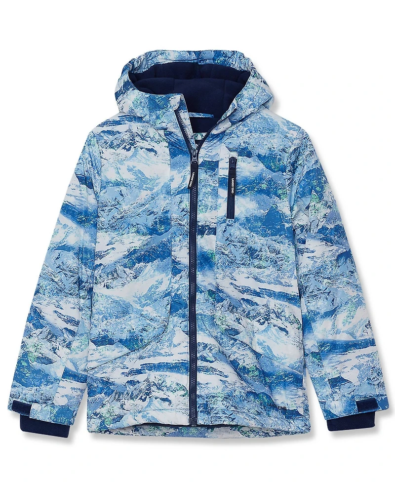 Lands' End Boys' and Girls' Water-Resistant Hooded Insulated Jacket