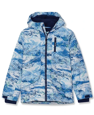 Lands' End Boys' and Girls' Water-Resistant Hooded Insulated Jacket