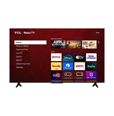 Tcl S55LR 50" Led with Direct Led Backlight 4K Uhd Smart Roku Tv