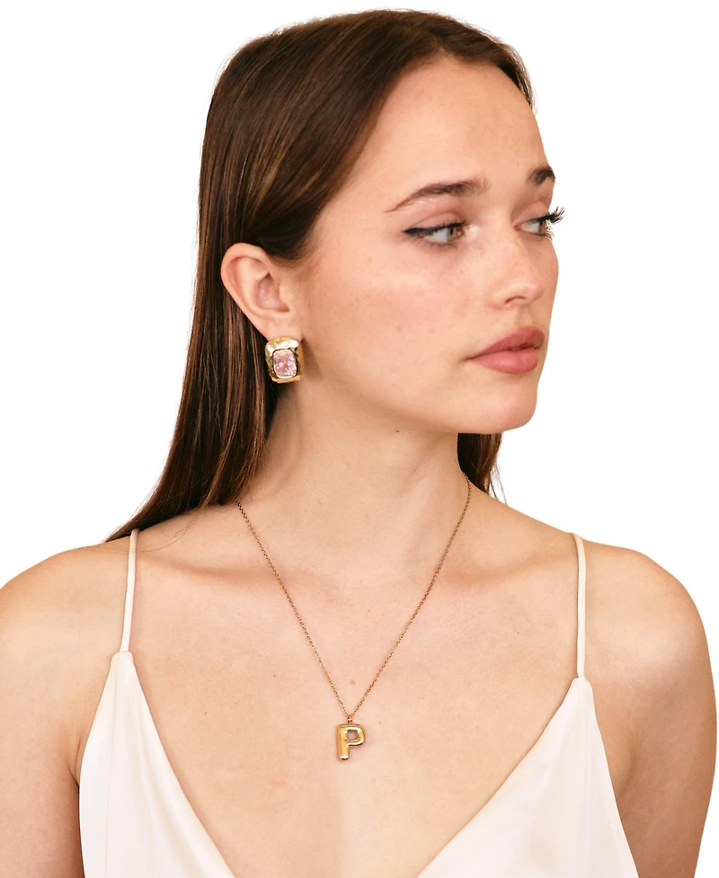 Petit Moments Bubble Initial Necklace