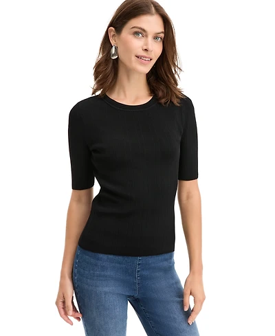 I.n.c. International Concepts Women's Rib-Knit Crewneck Sweater, Macy's Exclusive