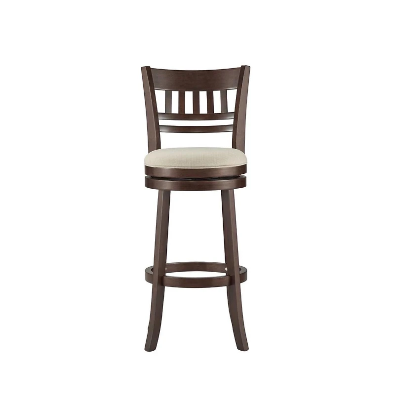 iNSPIRE Q Jaxon Lattice Back Swivel Bar Stool
