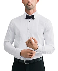 Calvin Klein Men's Ck Occasion Spread Collar French Cuff Stretch Dress Shirt