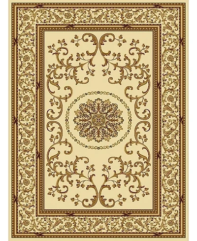 Closeout! Km Home //Ivory Navelli Ivory 3'3" x 5'4" Area Rug