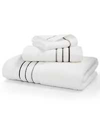 Hotel Collection Ultimate MicroCotton Borderline Washcloth, 13" x 13" , Exclusively at Macy's